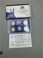 2001 US Mint Quarter Proof Set (NY, NC, RI, VT, Ke