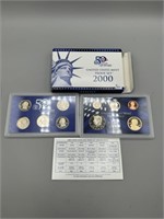 2000 US Mint Proof Ten Coin Set