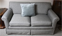 Gray Small Couch w/ Stratford Pillow