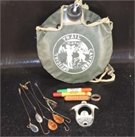 Boy Scout Canteen, Fishing Lures & Advertising