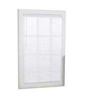 $9  Project Source 1-in 23x72-in White Vinyl Blind