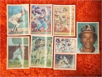 Lot of 7- 1986 Triple Action Sportflics Baseball