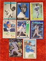 Lot of 8 Ken Griffey, Jr. Baseball Cards