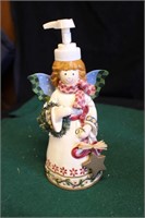 Angel Ceramic Soap Dispenser