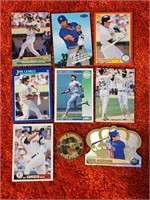 Lot of 9 Jose Canseco Baseball Cards