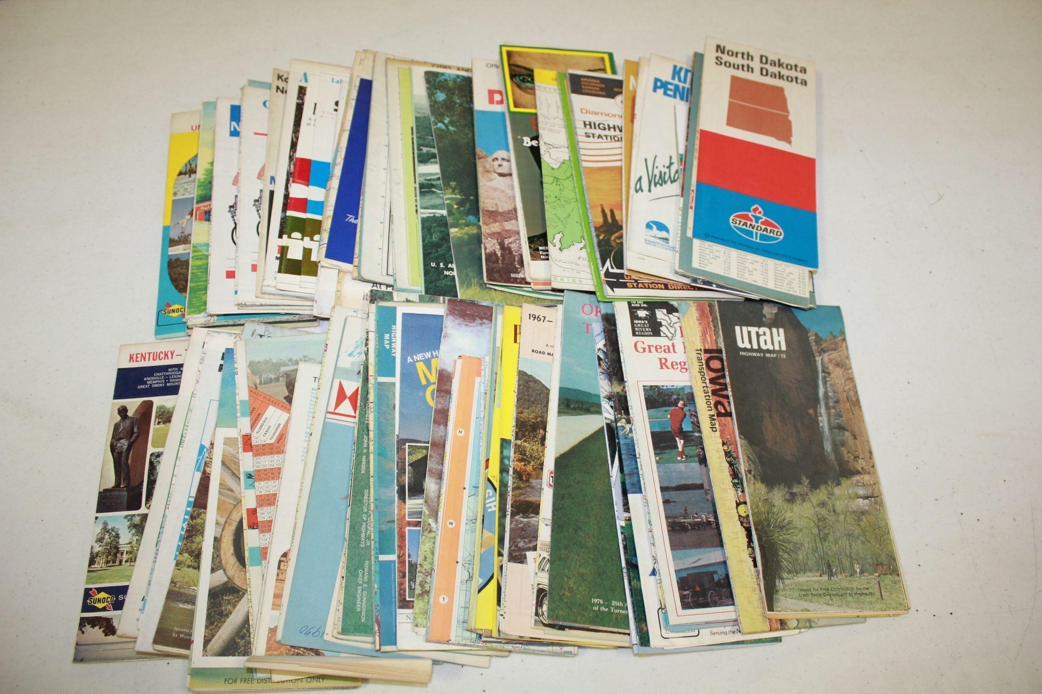 LOT OF VARIOUS VINTAGE MAPS
