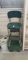 Green step stool