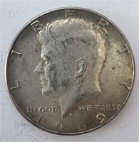 1969-D Kennedy Half 40% Silver