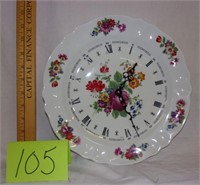 beautiful porcelain clock (battery)