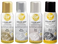 4ct Wilton Color Mist Food Color Spray Neutrals