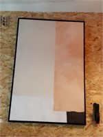 Minimalism framed canvas print