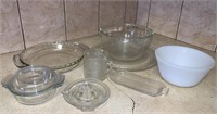 Vintage Baking & Mixing Glass & More