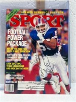 Cornelius Bennett signed Sport Magazine