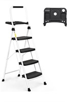 SocTone 4 Step Ladder White