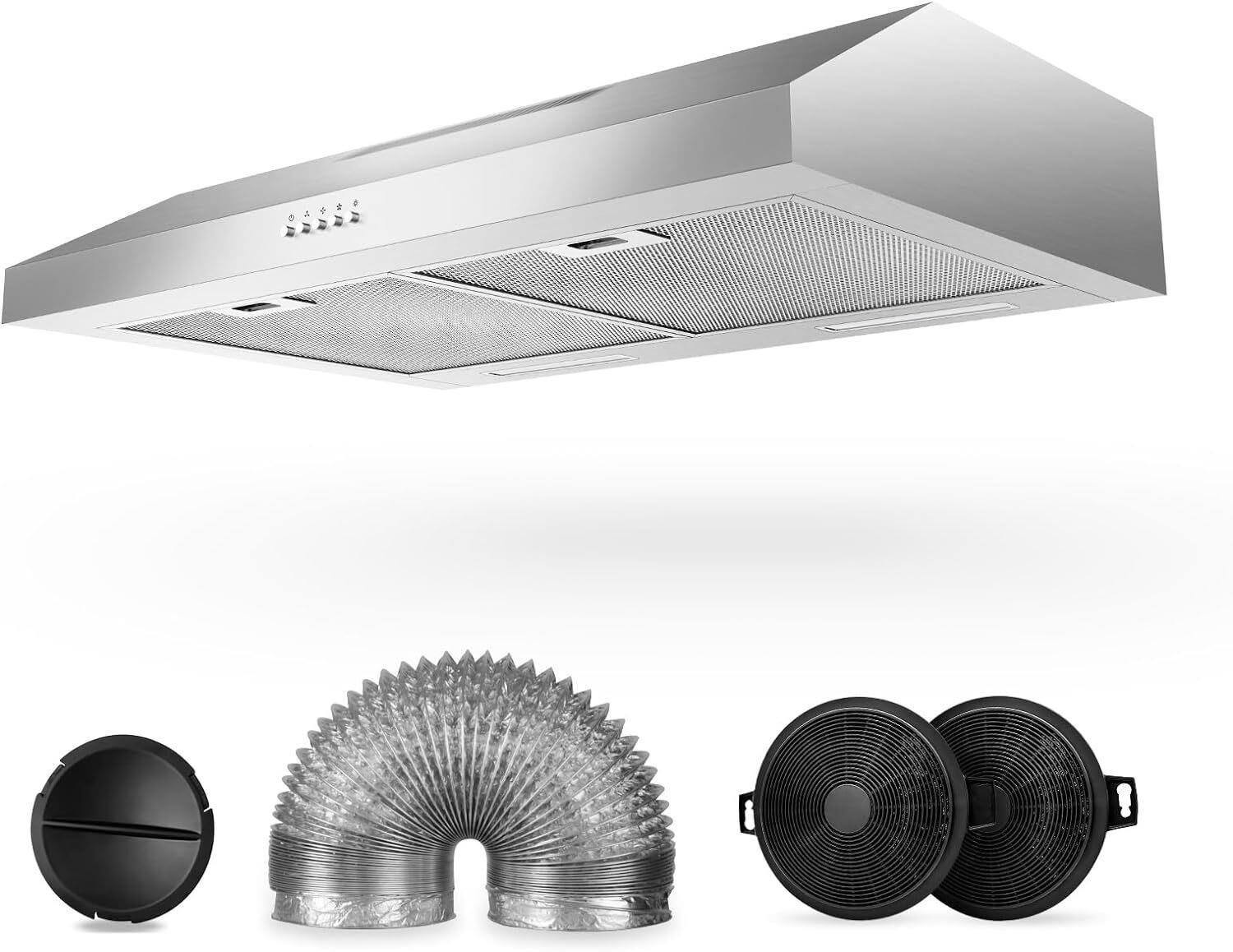 Range Hood 30 inch  600 CFM Under Cabinet Hood