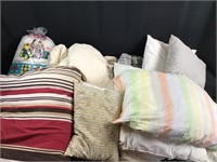 feather pillows and comforters