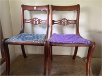 2 Dining chairs