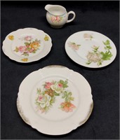 Lot of 4 Assorted Vintage Antique China Dishes - F