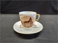 Antique Austrian Cup and Saucer