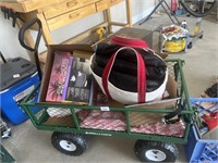 GREEN WAGON WITH NO CONTENTS