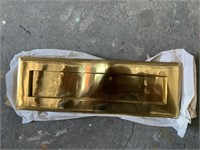 126 Solid Brass Edwardian Style Letter Plates