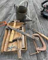 Hammers, C-Clamp, Pry Bar