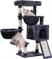 Hey-brother Cat Tree  35.4 inch Smoky Gray