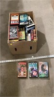 VHS tapes and CDs not all verified