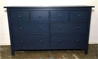 Ikea Blue Eight Drawer Dresser