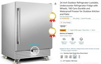 FM795 24 Inch Outdoor Refrigerator Lockable