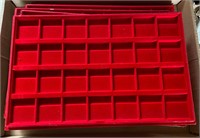 Lot of 5 Coin Trays