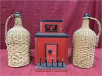 2 Jugs and Bird House