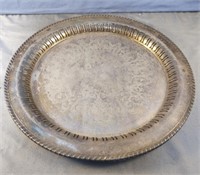 WM Rogers silver plated serving tray