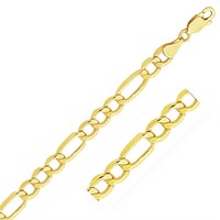 10k Gold Lite Figaro Chain