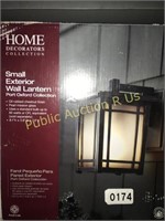 HOME DECORATORS OUTDOOR WALL LANTERN