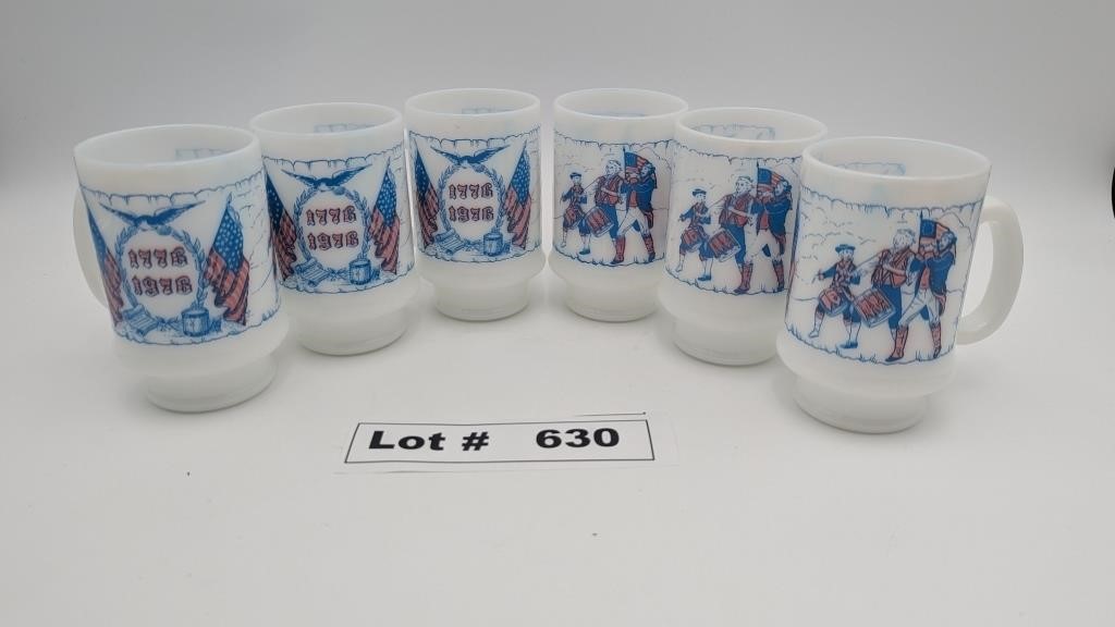 VINTAGE 1976 BICENTENNIAL COMMEMORATIVE CUPS - RES