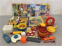 Assorted Children’s Books, Toys & Puzzles
