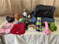 Pet carrier blanket,toys,miscellaneous