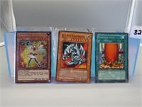 Three Assorted YU-GI-OH Cards