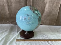 Vintage the world book globe.