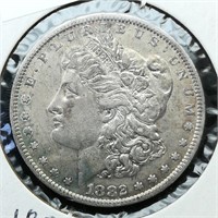 1882 O Morgan Silver Dollar $1