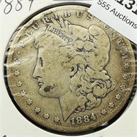 1884 Morgan Silver Dollar $1