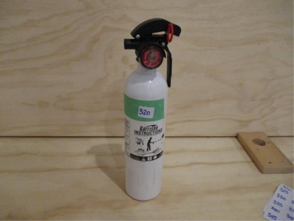 fire extinguisher .