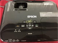 Epson EX5210 Projector w/Case, Cords, Remote