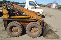Case 1830 skid steer with 1 yard bucket at