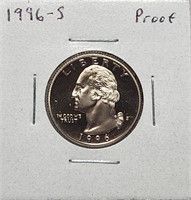 1996-S Washington Quarter Copper Nickel Proof