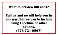 Can't Preview?  Call us at 573-721-0567