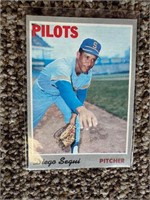 1970 Topps Diego Segui- MLB Pilots