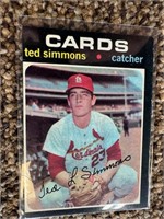 1971 Topps #117 Ted Simmons Cardinals MLB