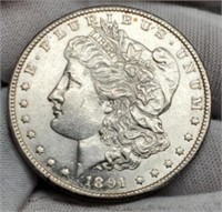 1891-S Morgan Silver Dollar